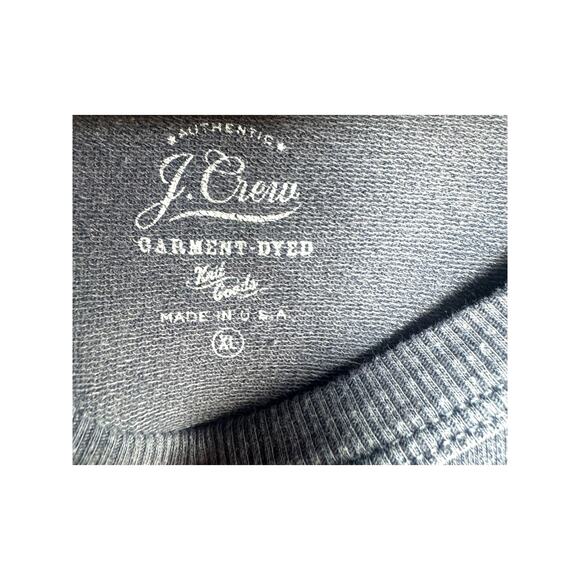 J.Crew Le Capitaine Nautical Graphic Sweatshirt XL Blue Crewneck - Picture 4 of 5